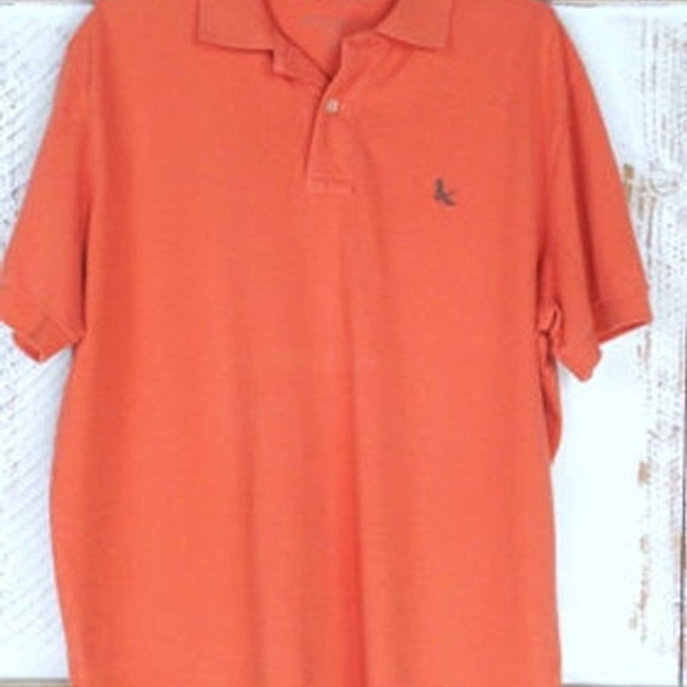 Eddie Bauer peach cotton polo shirt - Picture 4 of 4